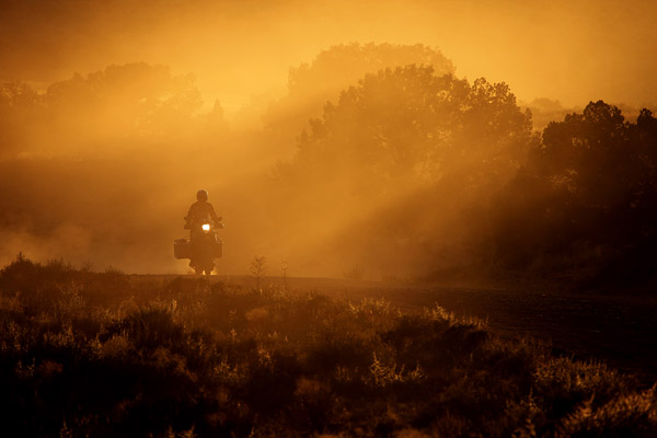 Photo by Stephan Hahnel of Ulrike Hahnel, in Moab Desert, Utah, USA