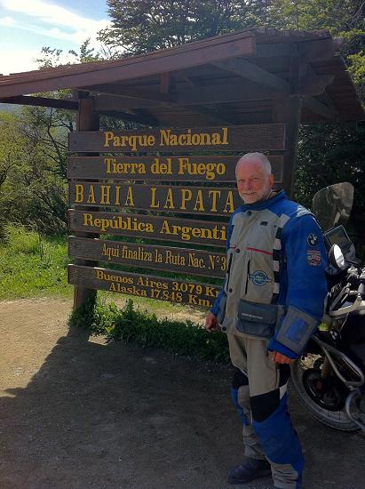 Doug Laird in Ushuaia.