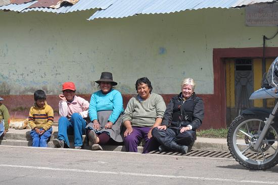 Karen Walti in Peru.