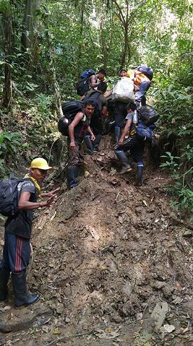 JD Smith in the Darien Gap.