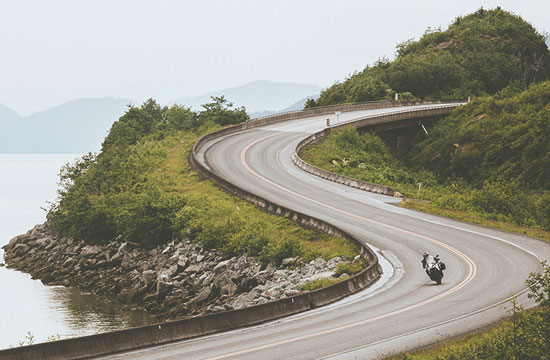 Rosie Gabrielle navigating a rocky mountain road