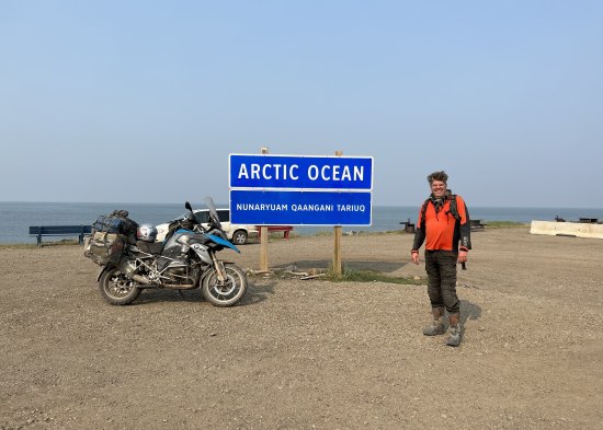 Scott Dobie, Arctic Ocean sign.