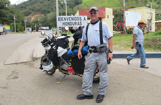 Attila Gyuris, Moto travel to Honduras