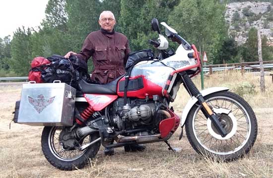 Guy Phoenix and his bike.