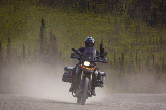 Uli Steinmann on the Dalton Highway.