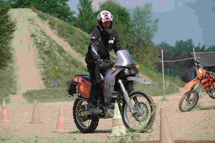 Pylons at Stehlin Off-Road Training, Germany.