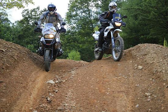 HUMM Appalachians - Riders coming over hill.