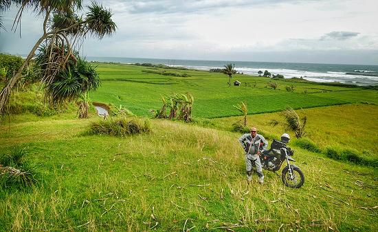 Pantai Rancabuaya, Kabupaten Garut, Jawa Barat, HU Indonesia 2018.