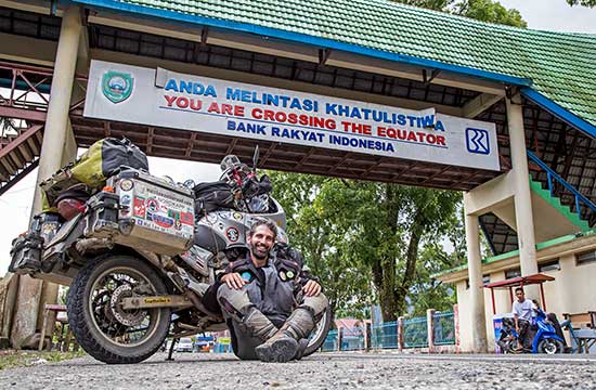 Matteo Nanni, Crossing the equator