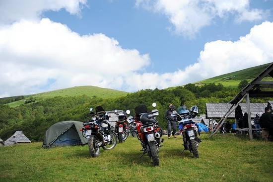 HU Montenegro 2013 campsite.