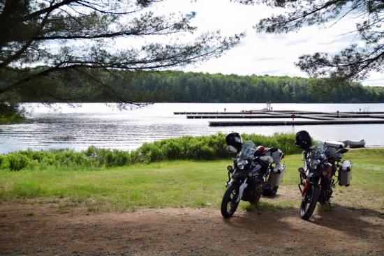 Bikes by the lake at HU Ontario 2016.