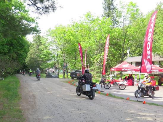 Honda Canada test rides at HU Ontario 2016.