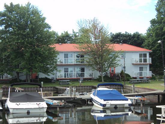 Condo Suites at Golden Beach Resort, Rice Lake, Ontario.