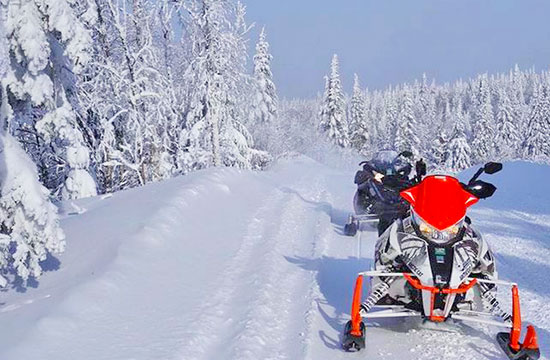 Joe Enberg, Snowmobile adventures