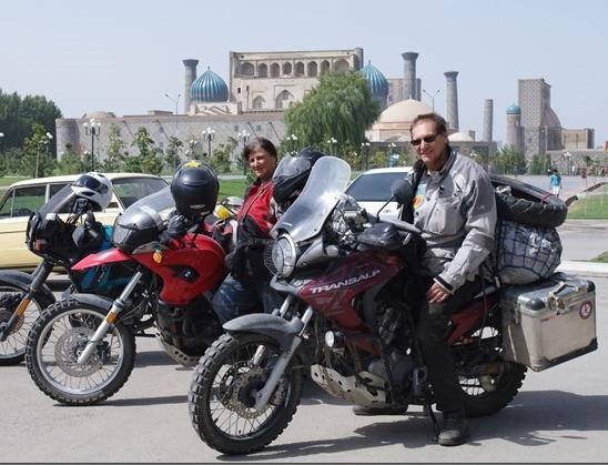 Monica and Simon Joseph, Samarkand.