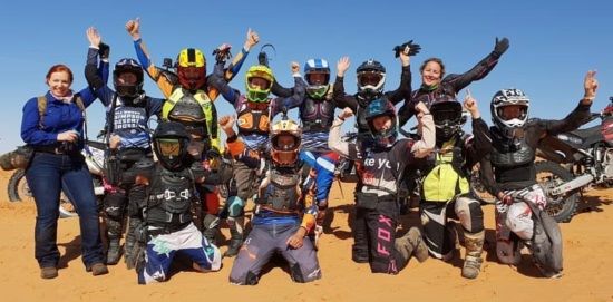 Stephanie Bofinger, Rider group, All Women Simpson Desert Ride.