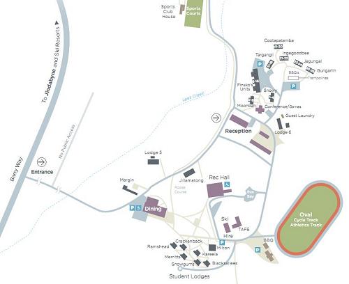 Jindabyne Map - click for larger version.