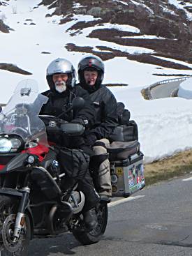 Brian and Shirley in Norway.