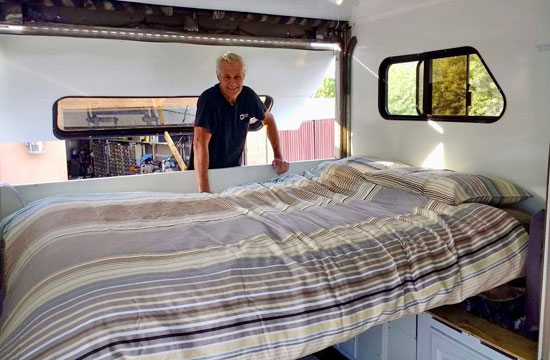 Truck conversion interior