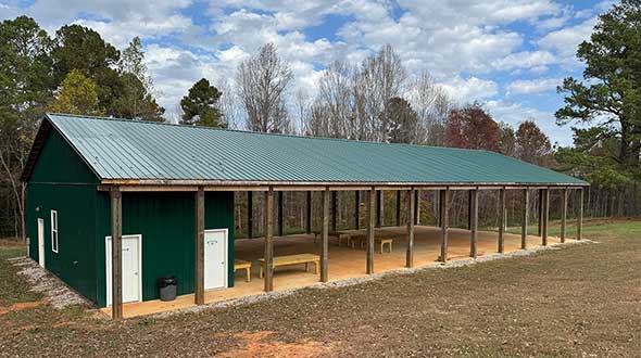 Training pavilion