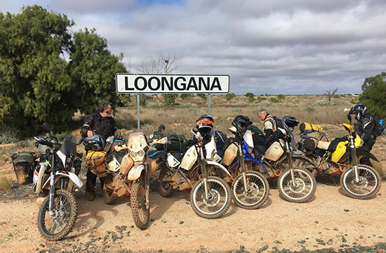 Richard Hall, Outback with friends at Loongana.