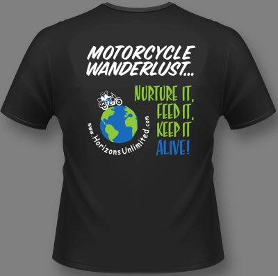 Motorcycle Wanderlust black