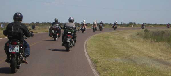 9) On the road again! Riding from El Condor to Viedma. 