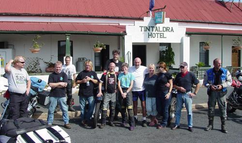 Meeting organisers and hosts and riders.