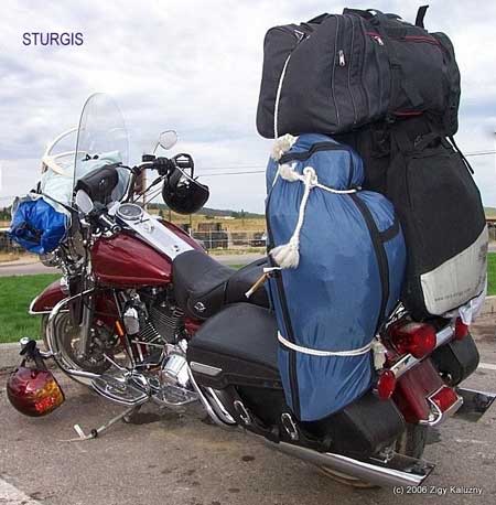 BAD Packing at Sturgis, by Zigy Kaluzny