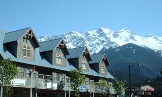 Pemberton, BC with Mount Currie in background.