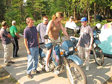 Bike ergonomics at HU Canada 2009 meeting.