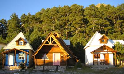 Cabins at Pueblo Viejo.