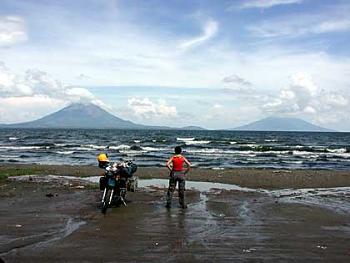 Mariola at Lake Nicaragua