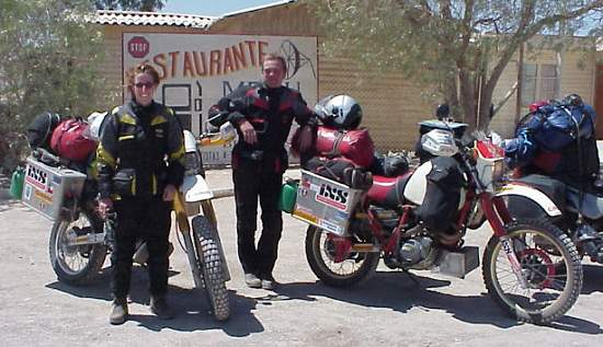 Sandra Weisshuhn and Joerg Becker, Germany, in South America