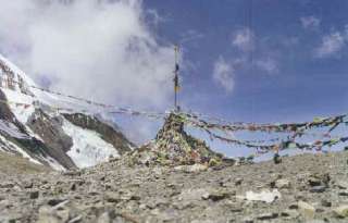 Thorong La, high in the Himalayas