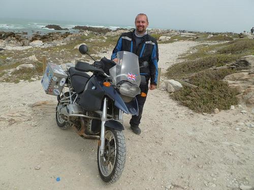 Me, bike, Cape Laguhlas