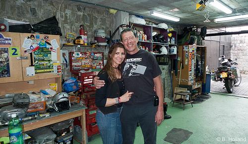 Ricardo and his girlfriend in Quito