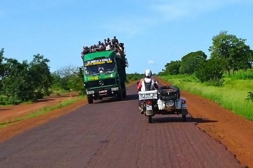 On the road in Mali.