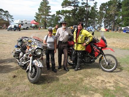 Peter and Kay and Greg Frazier at the HU California meeting.