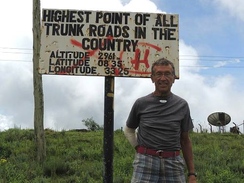 Alex Beraskow in Tanzania.