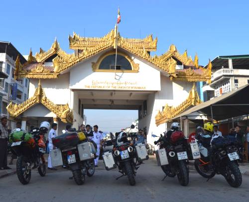 Myanmar border crossing.