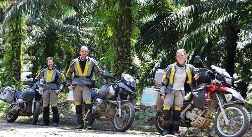 Riding in Medan, Indonesia with Marko.