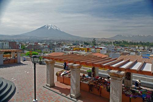 Volcan Misti from the Mirador Yanahuara.