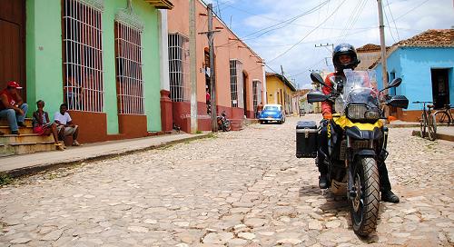 Street in Trinidad, Cuba.