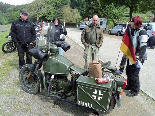 There are always interesting bikes at an HU meeting!