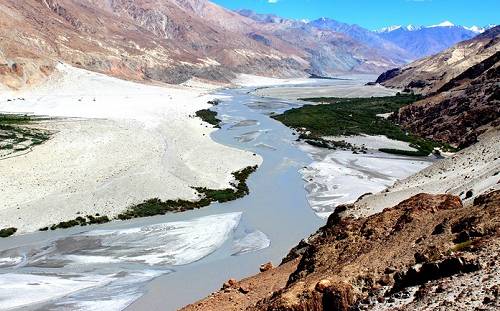 Shyok River, India.