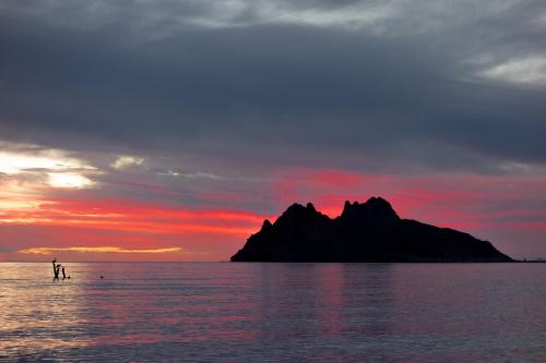 Sunset at Bahia de Kino, Mexico.