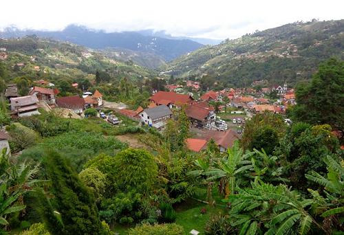 Views over Colonia Tovar, Venezuela.