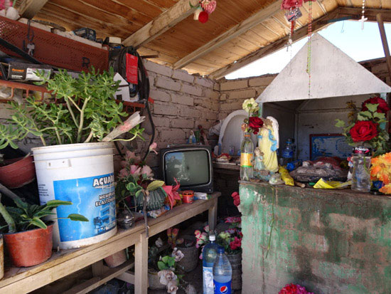 Roadside shrine in Argentina