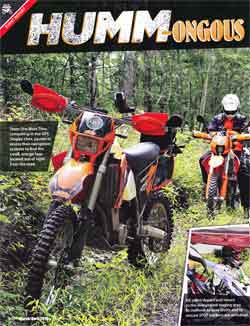 HUMM Appalachians article in ADVMoto Magazine.